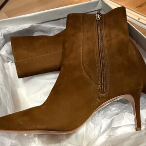 SCHUTZ Espresso Heeled Boots